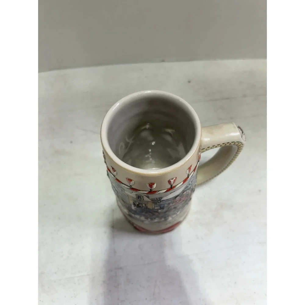 Budweiser 1986 Holiday Beer‎ Stein Limited Edition 
